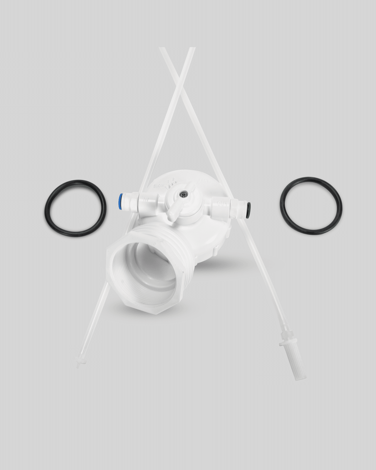 EZ-FLO - Coarse Thread Cap w/ Dip Tubes | EZ Flo Injection Systems