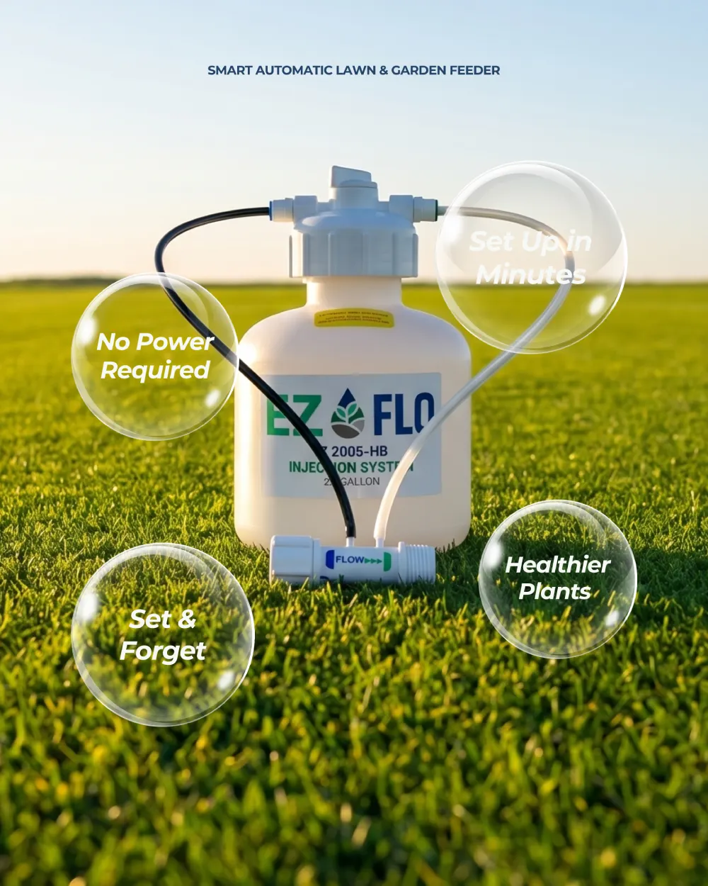 EZ-FLO - 3/4 Gallon Fertilizer Injection System | EZ-Flo Injection