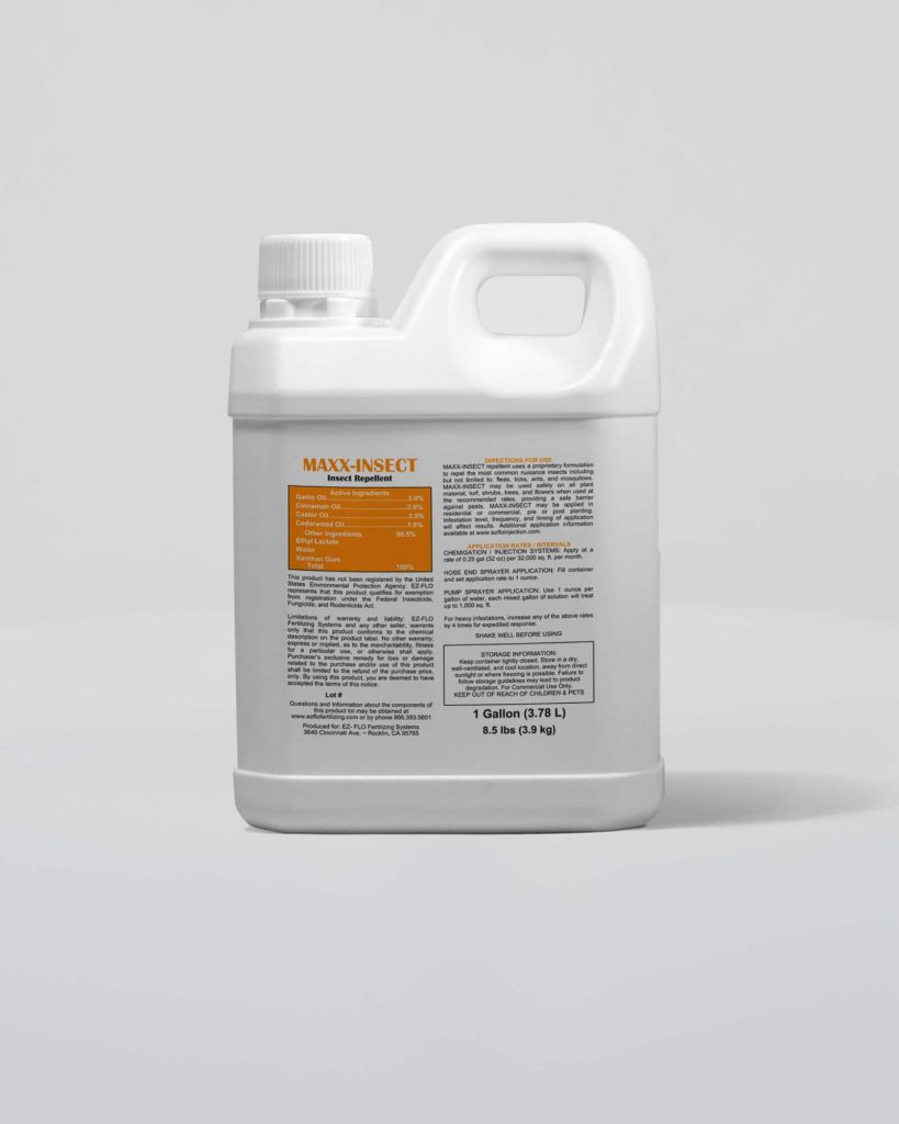 A white plastic gallon container labeled "MAXX-INSECT" with product information and import instructions printed on the front, serving as a reliable placeholder for 2996.