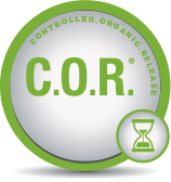 The logo for controlled organic release.